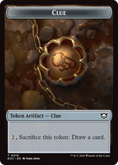 Clue // Beast (0005) Double-Sided Token [Edge of Eternities Commander Tokens] | Total Play