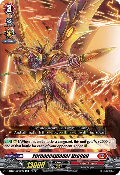 Furnacexploder Dragon (D-BT06/056EN) [Blazing Dragon Reborn] | Total Play
