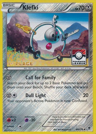 Klefki (66/119) (League Promo 1st Place) [XY: Phantom Forces] | Total Play