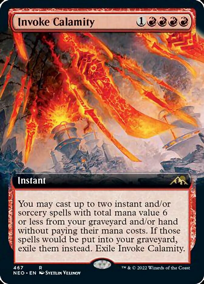 Invoke Calamity (Extended Art) [Kamigawa: Neon Dynasty] | Total Play