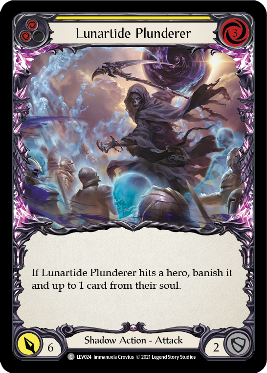 Lunartide Plunderer (Yellow) [LEV024] (Monarch Levia Blitz Deck) | Total Play