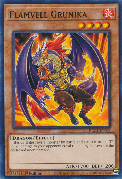 Flamvell Grunika [HAC1-EN067] Common | Total Play