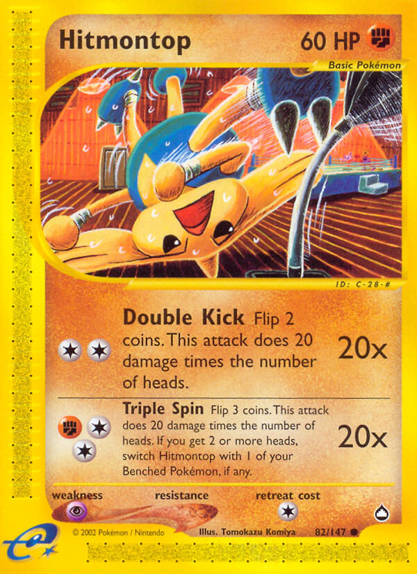 Hitmontop (82/147) [Aquapolis] | Total Play