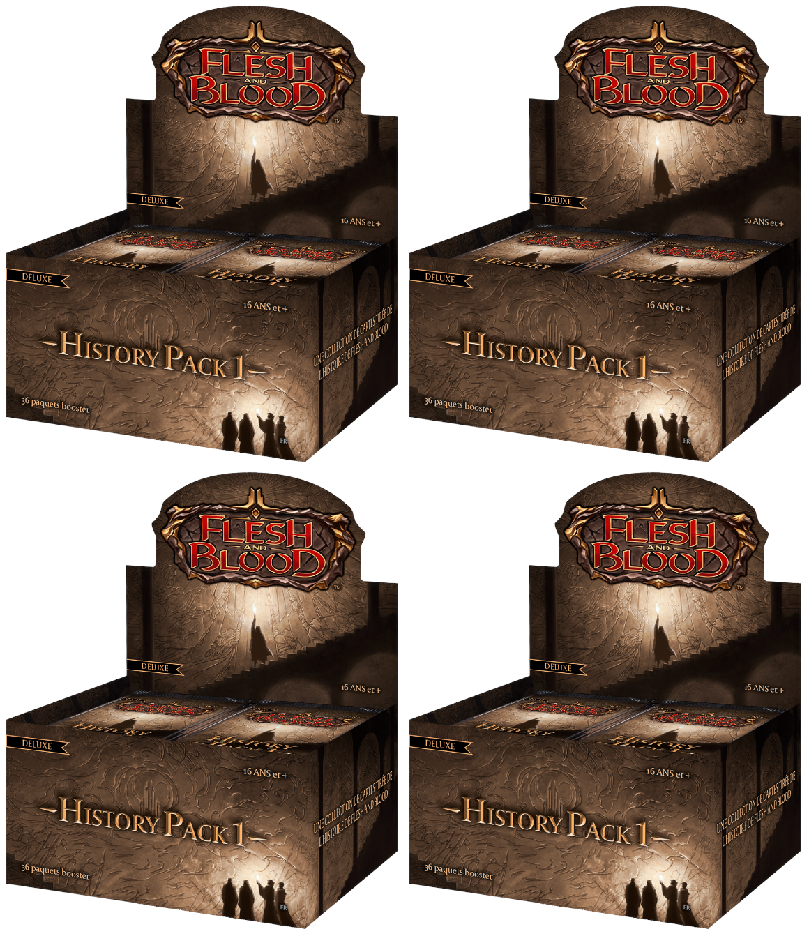 History Pack 1: Black Label [French] - Booster Case | Total Play