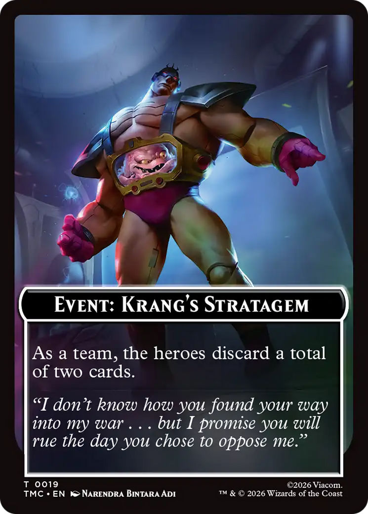 Event: Krang's Stratagem [Teenage Mutant Ninja Turtles Commander Tokens] | Total Play