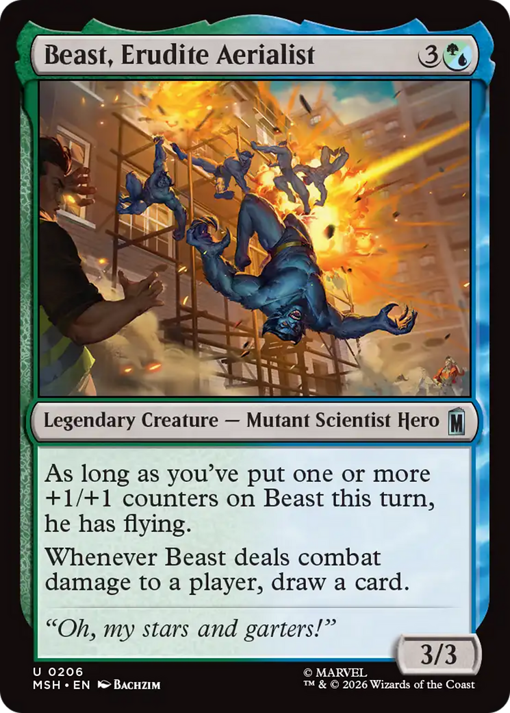 Beast, Erudite Aerialist [Marvel Super Heroes] | Total Play