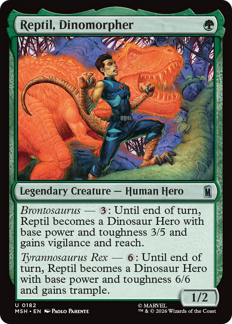 Reptil, Dinomorpher [Marvel Super Heroes] | Total Play