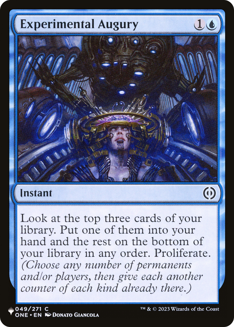 Experimental Augury [The List Reprints] | Total Play