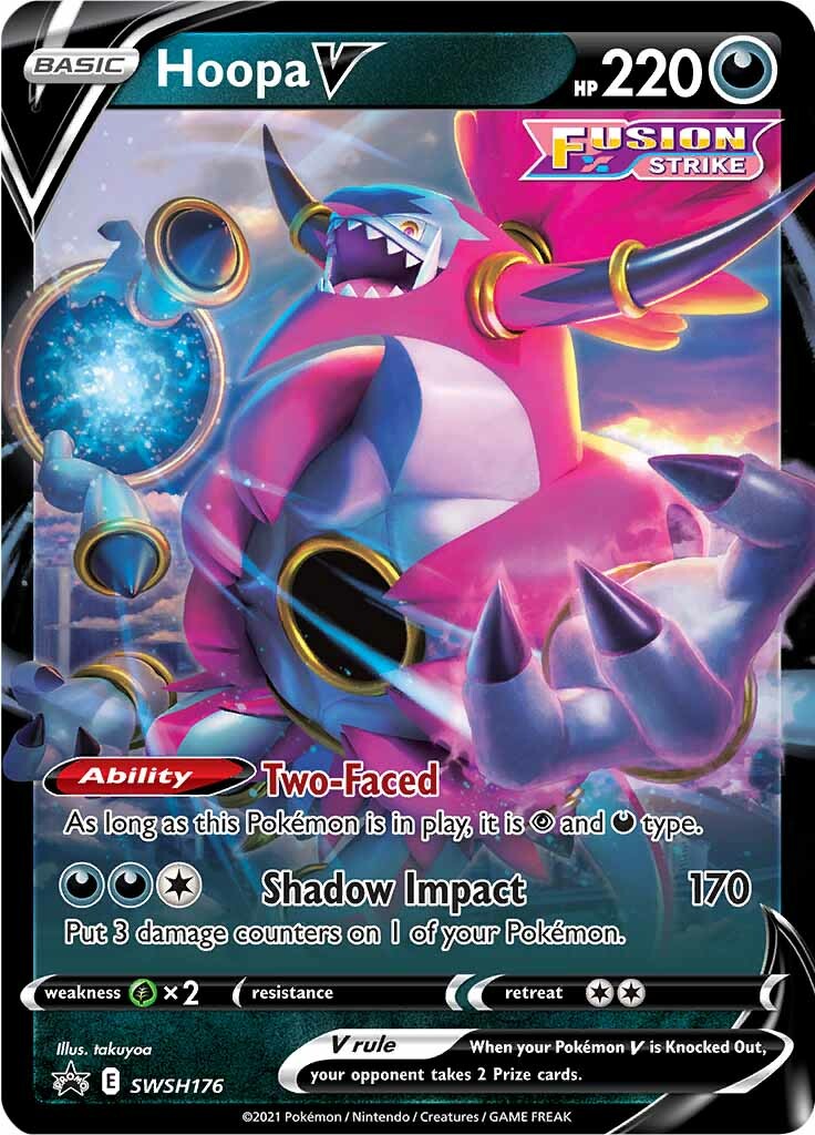 Hoopa V (SWSH176) (Jumbo Card) [Sword & Shield: Black Star Promos] | Total Play