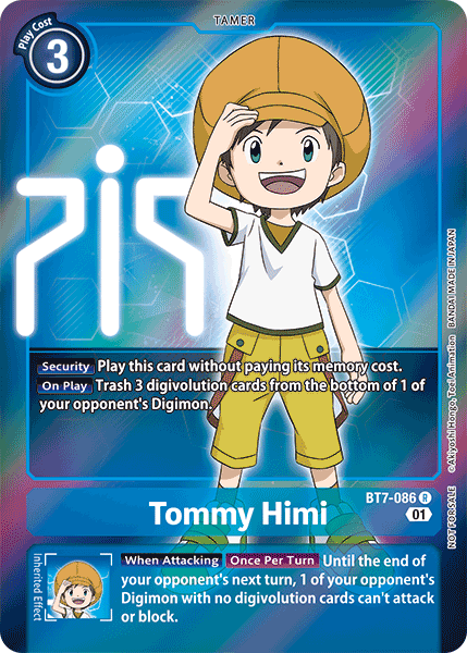 Tommy Himi [BT7-086] (Alternative Art - Box Topper) [Next Adventure] | Total Play