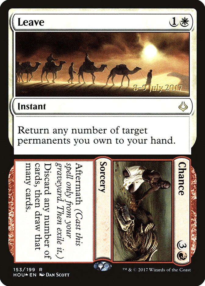 Leave // Chance [Hour of Devastation Prerelease Promos] | Total Play