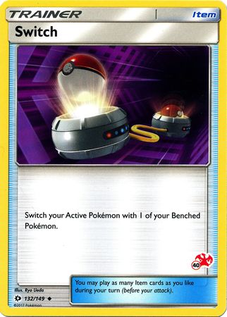 Switch (132/149) (Charizard Stamp #40) [Battle Academy 2020] | Total Play