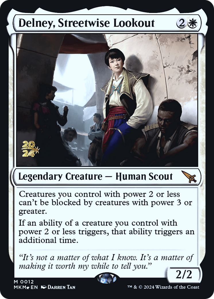 Delney, Streetwise Lookout [Murders at Karlov Manor Prerelease Promos] | Total Play