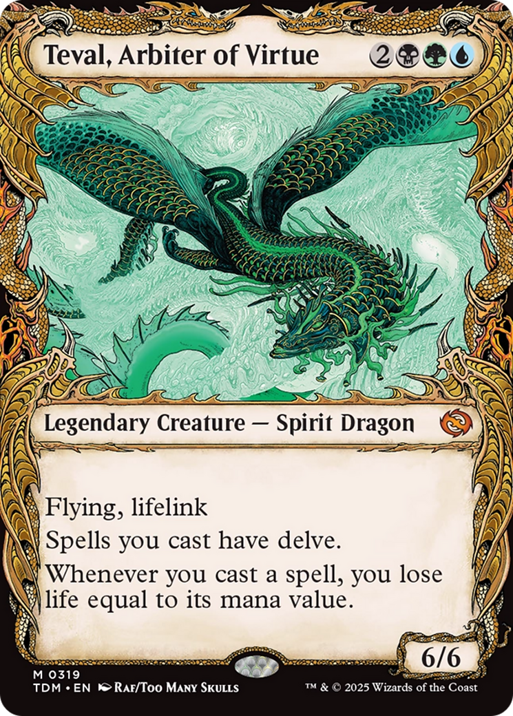Teval, Arbiter of Virtue (Showcase) [Tarkir: Dragonstorm] | Total Play
