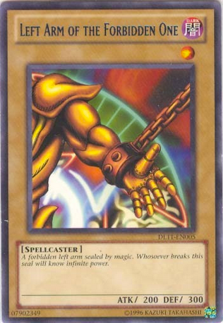 Left Arm of the Forbidden One (Blue) [DL11-EN005] Rare | Total Play