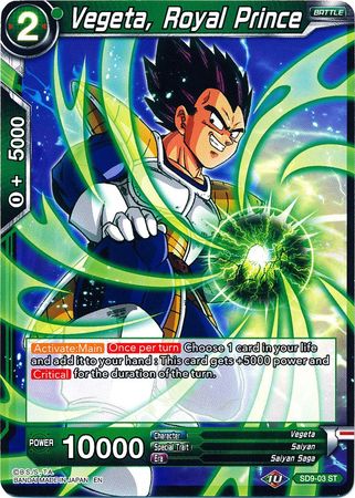Vegeta, Royal Prince (SD9-03) [Assault of the Saiyans] | Total Play