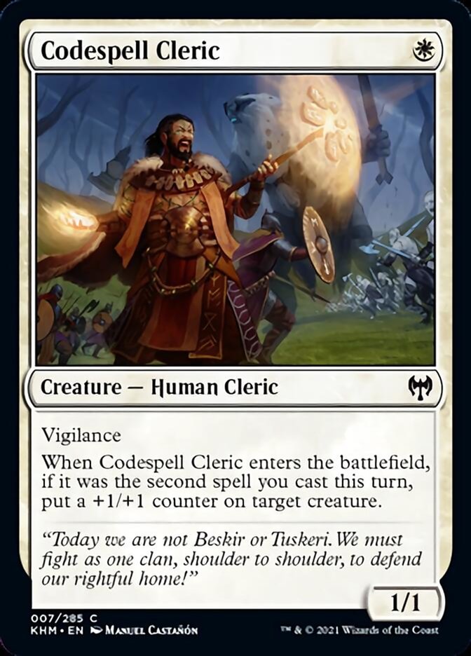 Codespell Cleric [Kaldheim] | Total Play