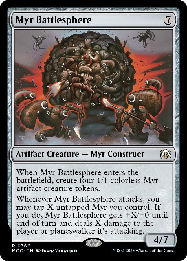 Myr Battlesphere [March of the Machine Commander] | Total Play