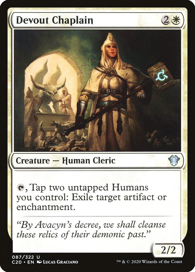 Devout Chaplain [Commander 2020] | Total Play