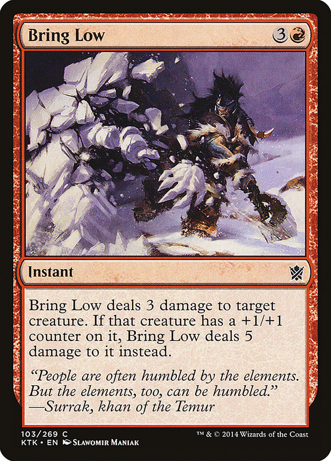 Bring Low [Khans of Tarkir] | Total Play