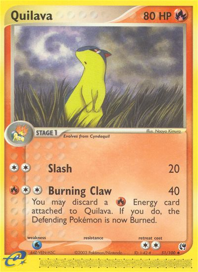 Quilava (51/100) [EX: Sandstorm] | Total Play