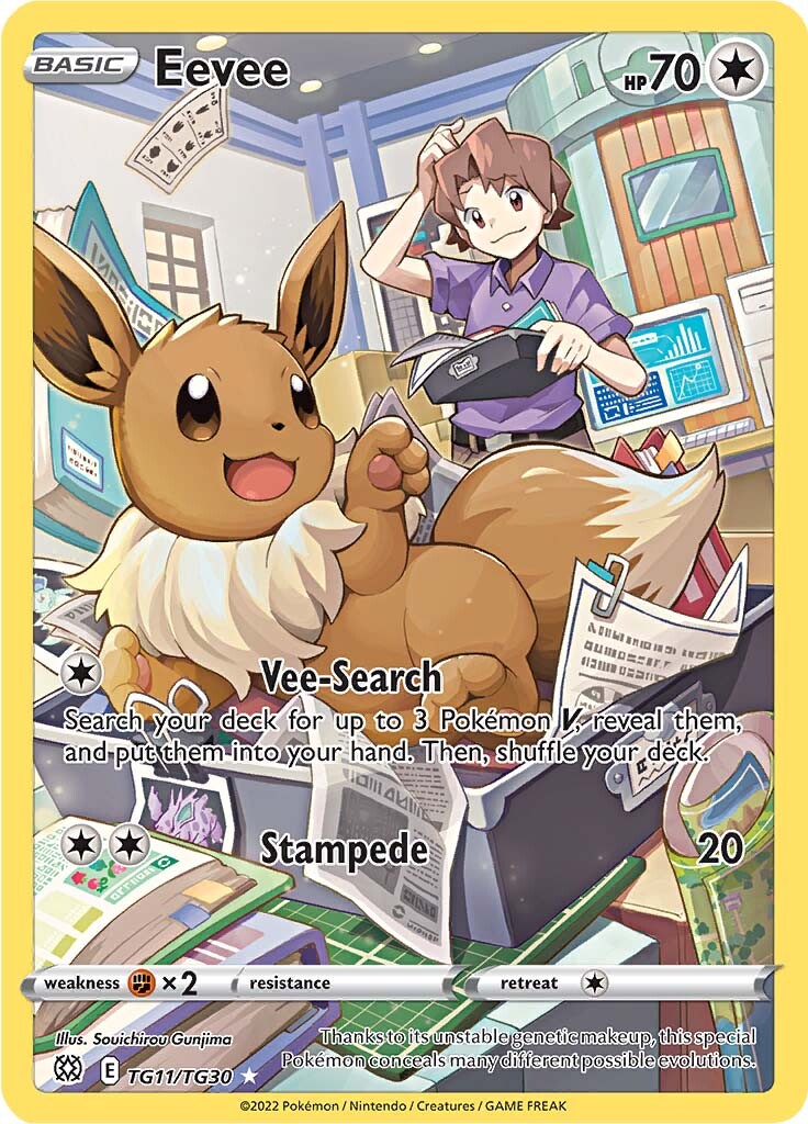 Eevee (TG11/TG30) [Sword & Shield: Brilliant Stars] | Total Play