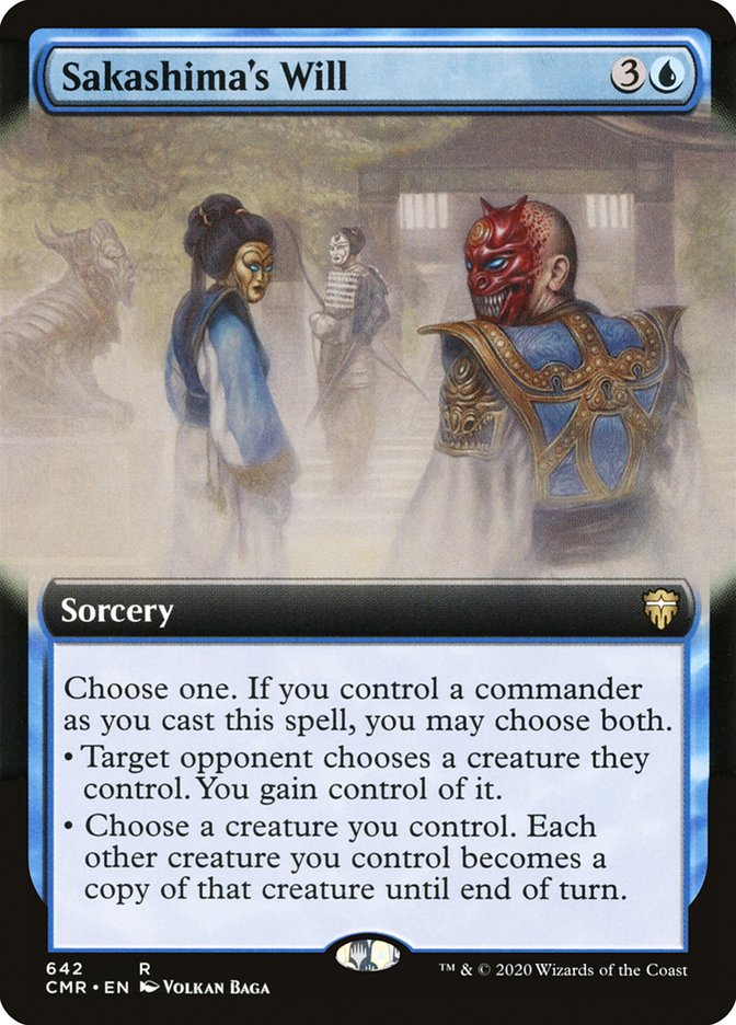 Sakashima's Will (Extended Art) [Commander Legends] | Total Play