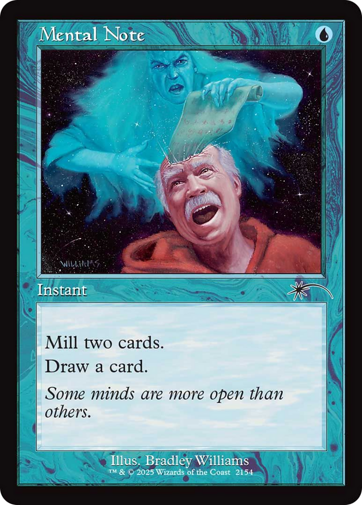 Mental Note (Retro Frame) [Secret Lair Drop Series] | Total Play