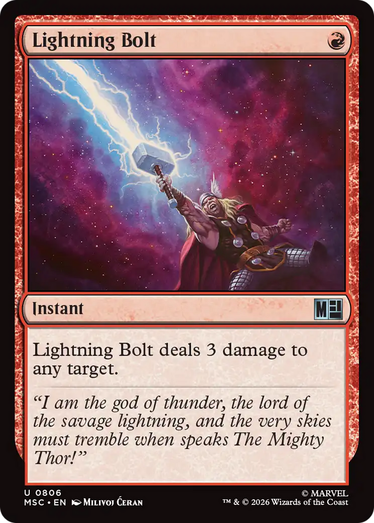 Lightning Bolt [Marvel Super Heroes Commander] | Total Play