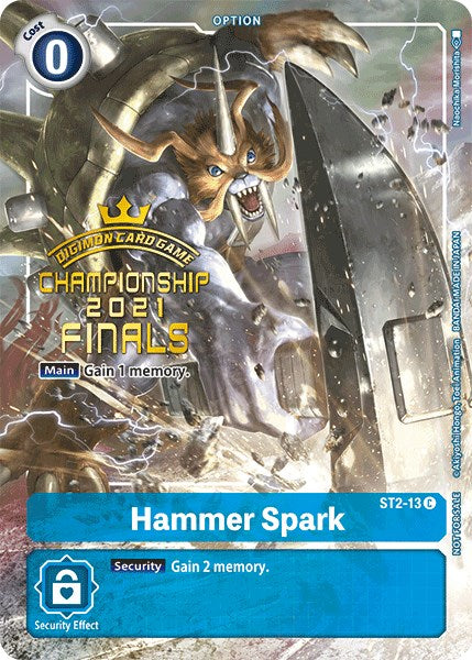 Hammer Spark [ST2-13] (2021 Championship Finals Tamer's Evolution Pack) [Starter Deck: Cocytus Blue Promos] | Total Play