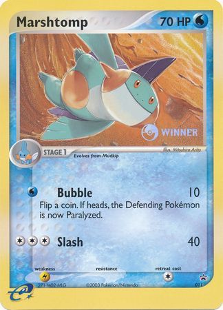 Marshtomp (011) (Jumbo Card) [Nintendo: Black Star Promos] | Total Play