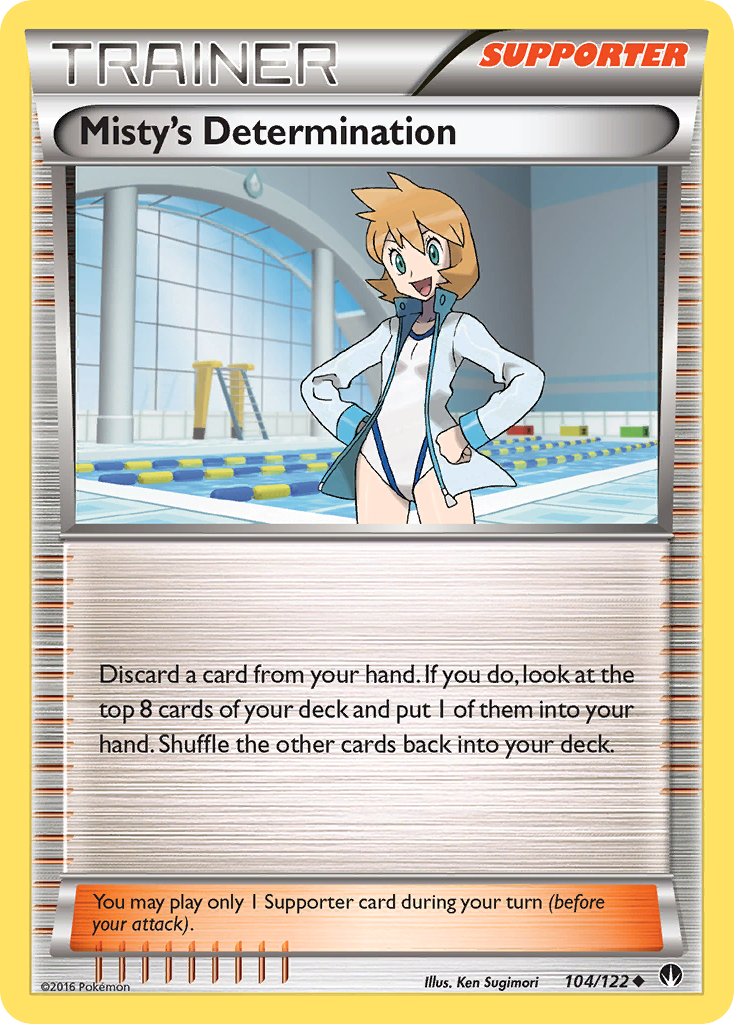 Misty's Determination (104/122) [XY: BREAKpoint] | Total Play