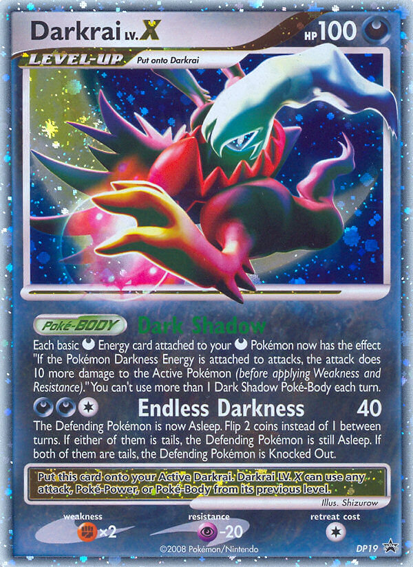 Darkrai LV.X (DP19) [Diamond & Pearl: Black Star Promos] | Total Play