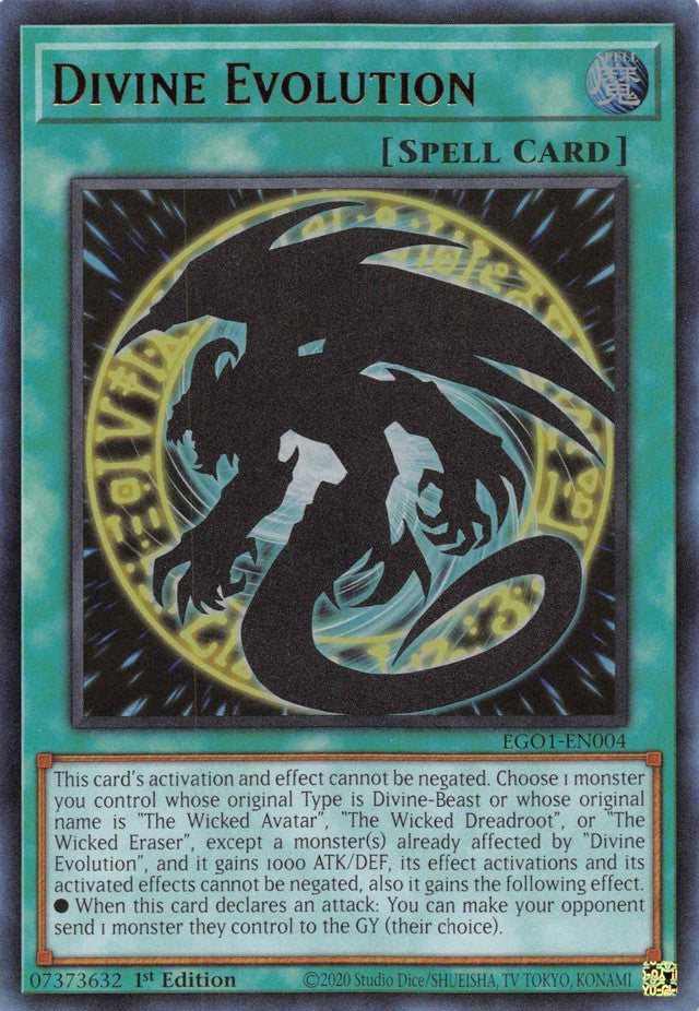 Divine Evolution [EGO1-EN004] Ultra Rare | Total Play