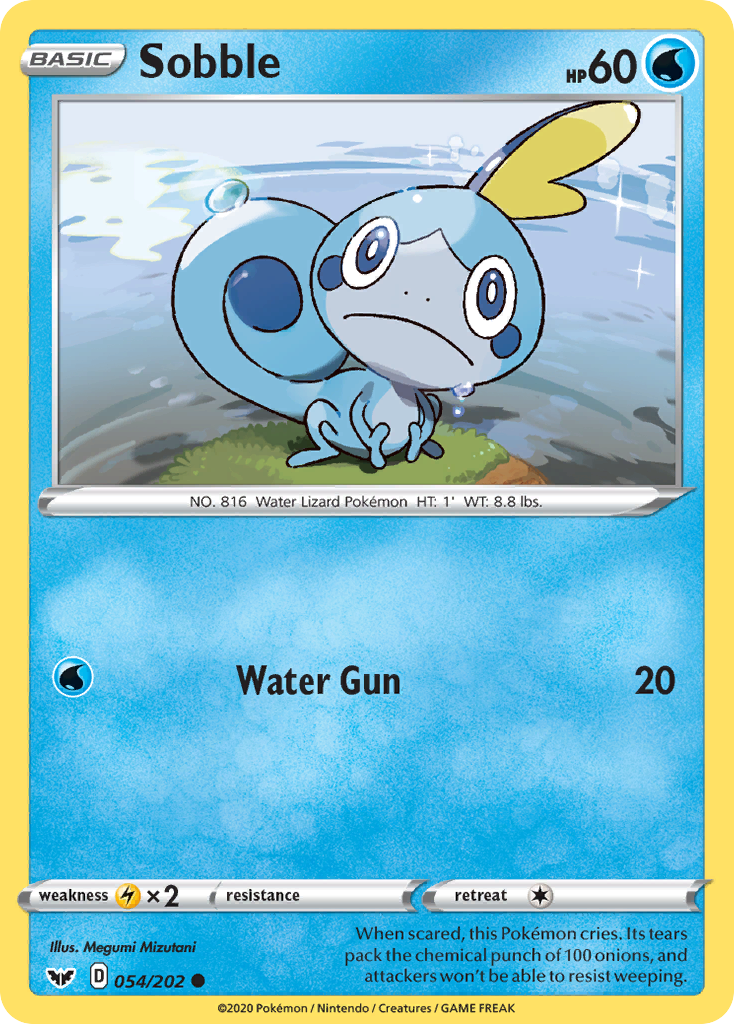 Sobble (054/202) [Sword & Shield: Base Set] | Total Play