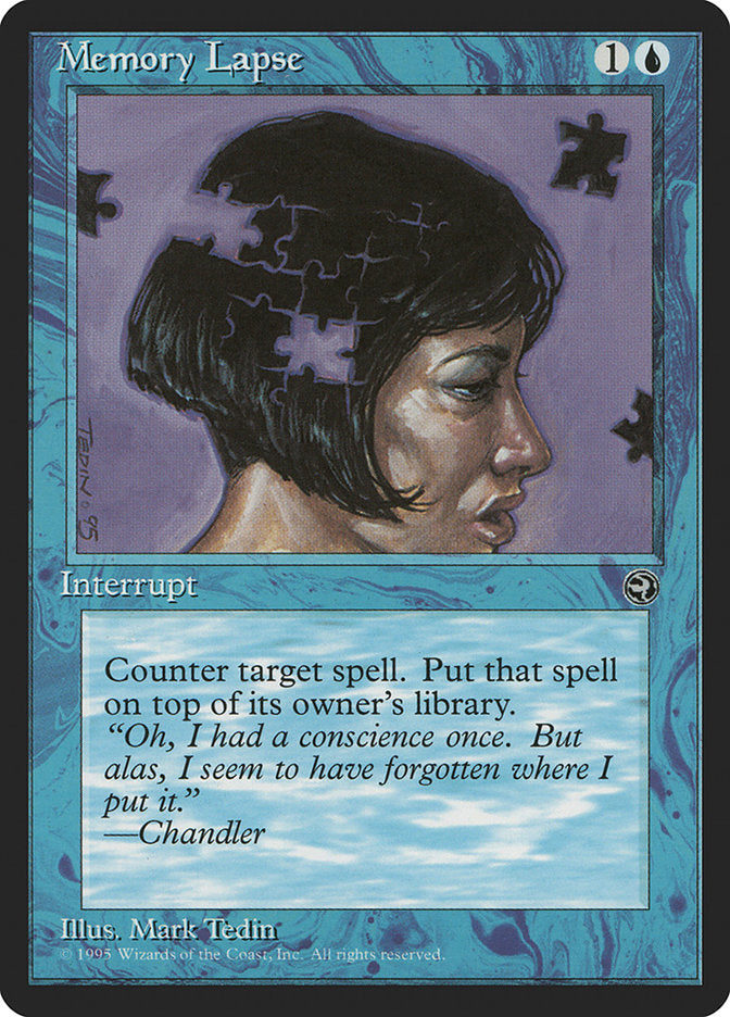 Memory Lapse (Chandler Flavor Text) [Homelands] | Total Play