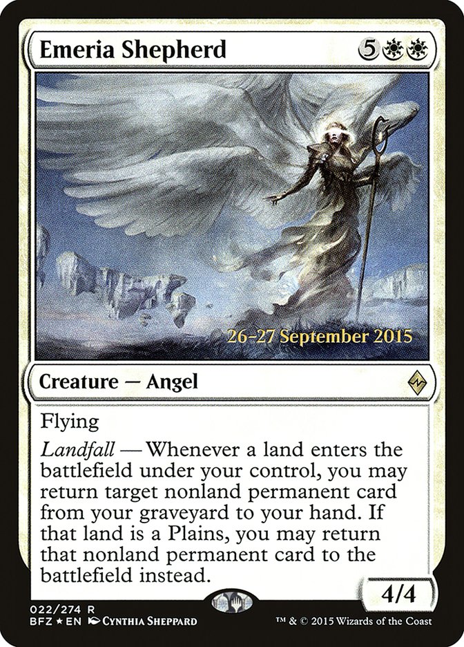 Emeria Shepherd [Battle for Zendikar Prerelease Promos] | Total Play