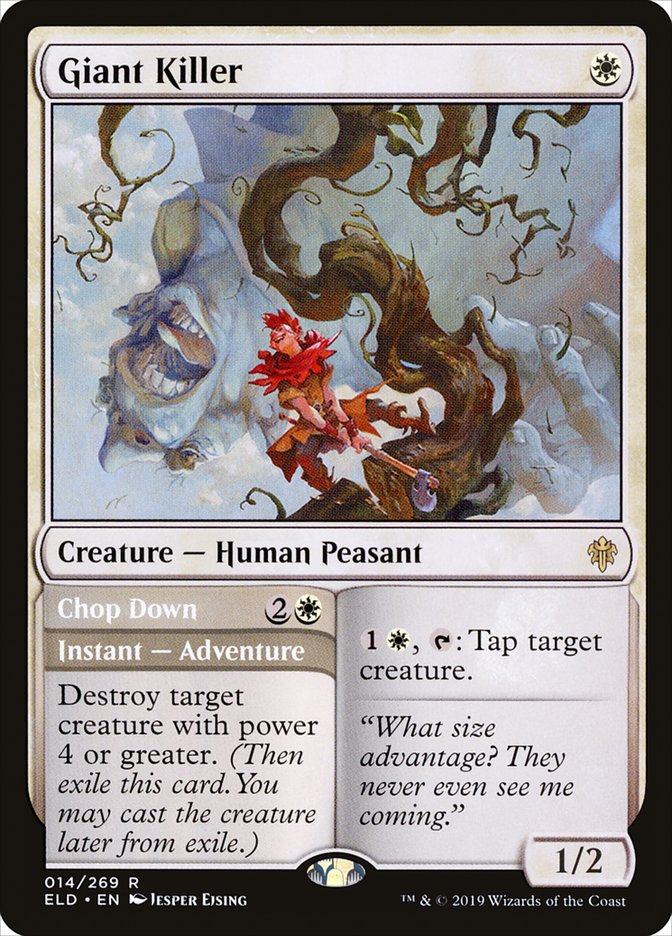 Giant Killer // Chop Down [Throne of Eldraine] | Total Play