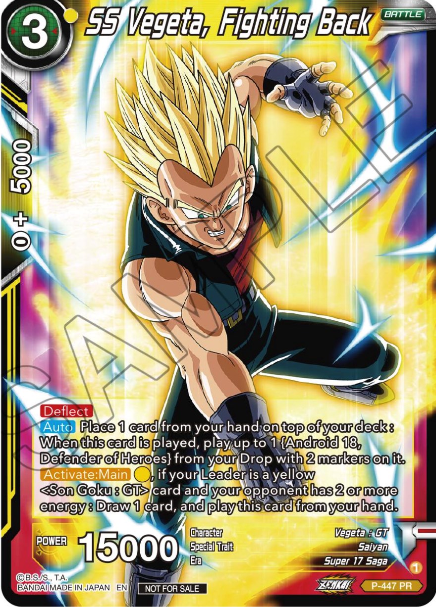 SS Vegeta, Fighting Back (P-447) [Tournament Promotion Cards] | Total Play