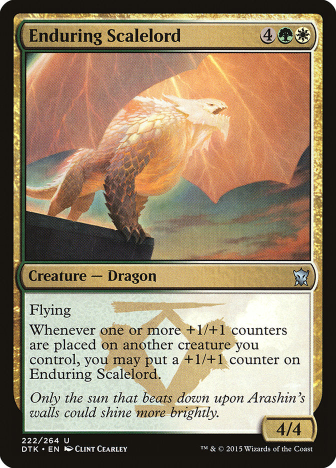 Enduring Scalelord [Dragons of Tarkir] | Total Play