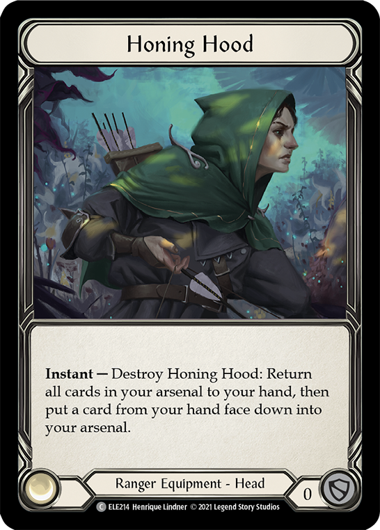 Honing Hood [ELE214] (Tales of Aria)  1st Edition Cold Foil | Total Play
