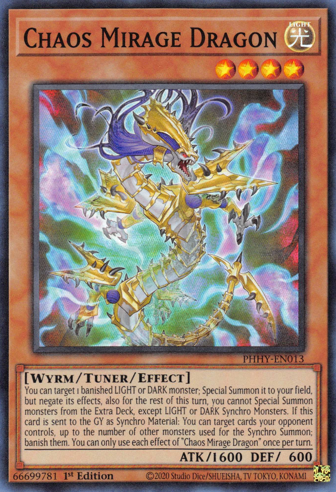 Chaos Mirage Dragon [PHHY-EN013] Super Rare | Total Play