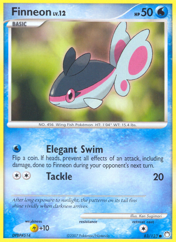 Finneon (83/123) [Diamond & Pearl: Mysterious Treasures] | Total Play