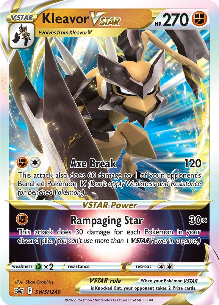 Kleavor VSTAR (SWSH249) (Jumbo Card) [Sword & Shield: Black Star Promos] | Total Play