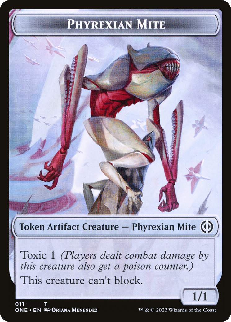 Phyrexian Mite Token (011) [Phyrexia: All Will Be One Tokens] | Total Play