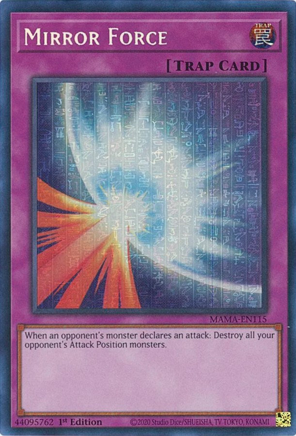 Mirror Force [MAMA-EN115] Secret Pharaoh's Rare | Total Play