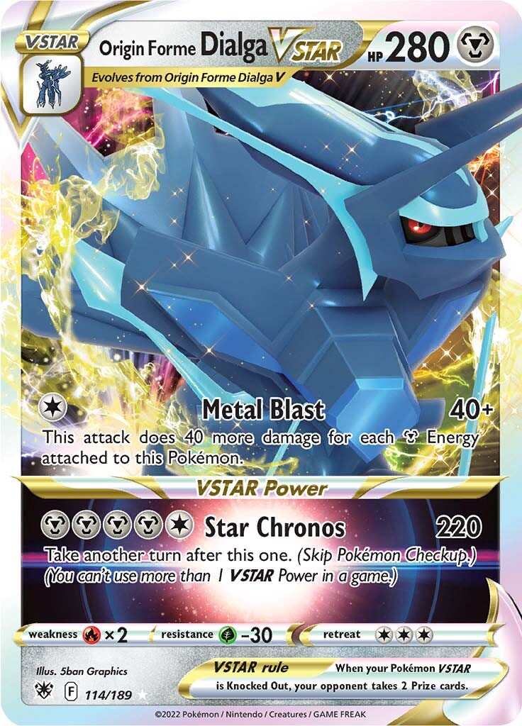 Origin Forme Dialga VSTAR (114/189) [Sword & Shield: Astral Radiance] | Total Play