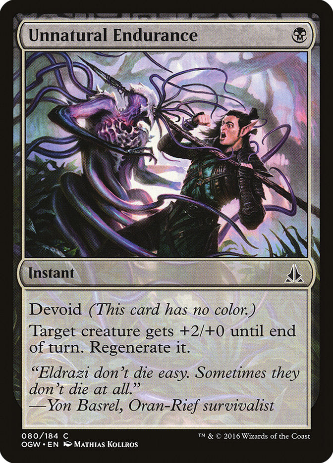 Unnatural Endurance [Oath of the Gatewatch] | Total Play