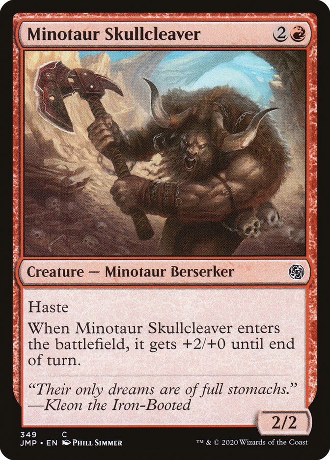 Minotaur Skullcleaver [Jumpstart] | Total Play