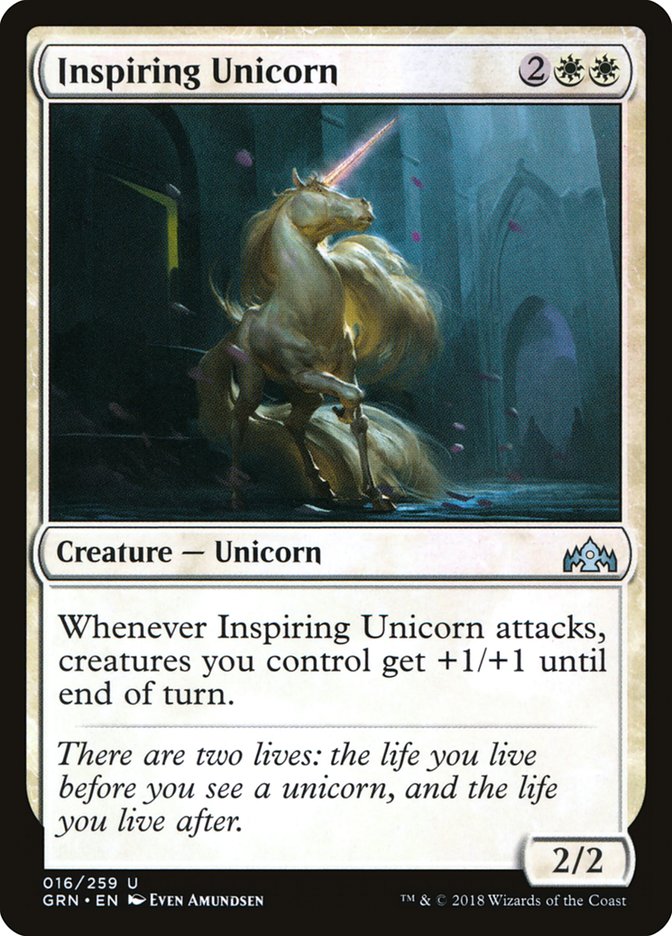 Inspiring Unicorn [Guilds of Ravnica] | Total Play
